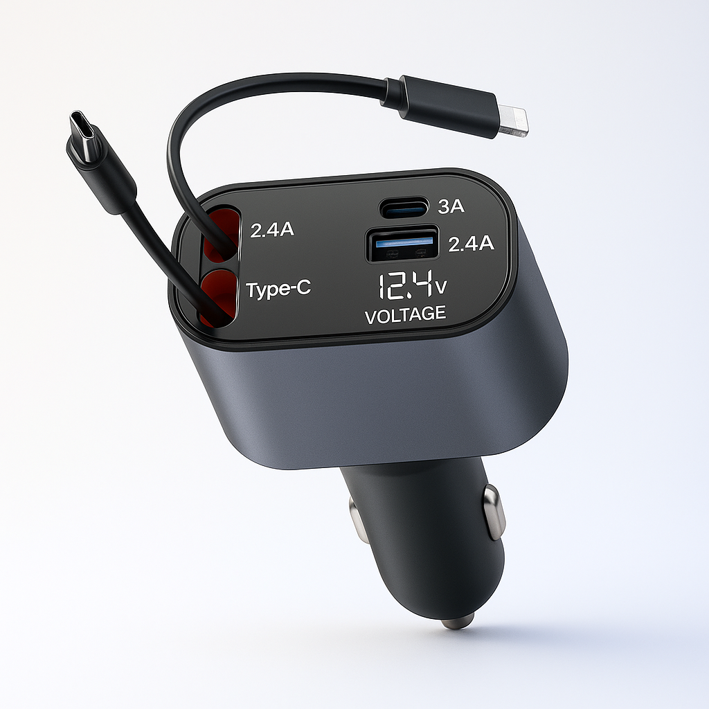 Urban™ Premium Retractable Car Charger - Urban Goods